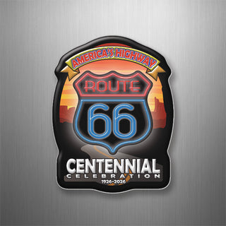 Route 66   America's Highway Centennial Celebration 3D Magnet