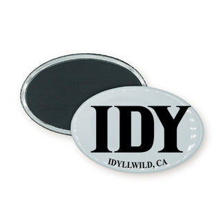 Idyllwild  CA   Southwest Style Euro Oval Oval Badge Magnet