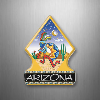 ARIZONA KOKOPELLI BLACK DIAMOND 3D Magnet