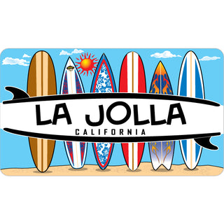 OK4 La Jolla  CA 6 Surfboards (00176) Sticker