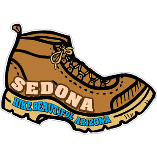 Sedona   Hike Beautiful Arizona Boot Sticker