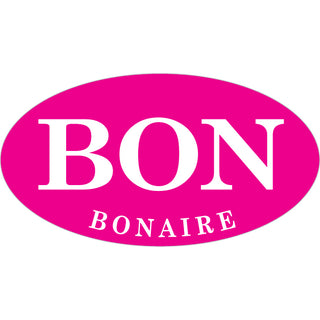 Bonaire BON PInk Euro Oval Sticker