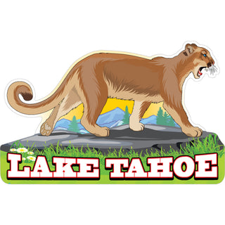 OK4 Lake Tahoe Cougar Walking Sticker