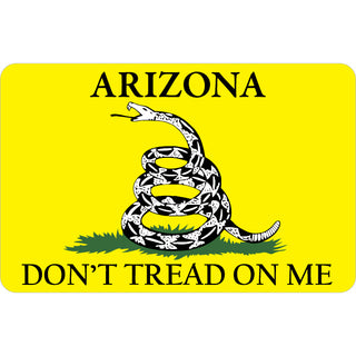 Arizona Don't Tread On Me Snake Sticker