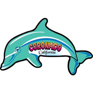 OK4  Conado Dolphin   Postcard Sized Sticker Sticker