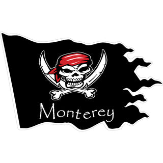 OK4 Monterey Pirate Flag Sticker