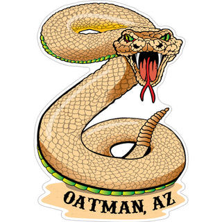 Oatman  AZ   Rattlesnake Sticker