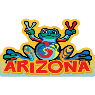 Arizona Peace Frog Sticker