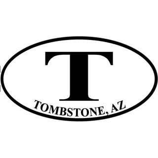 Tombstone AZ Euro Oval Sticker