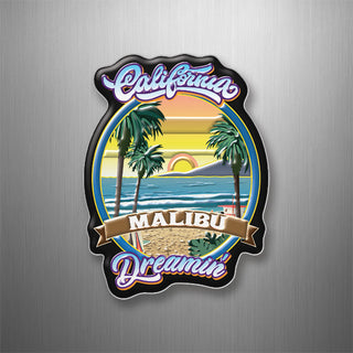 Malibu California Dreamin' 3D Magnet