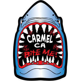 Carmel  CA Bite Me Shark Sticker
