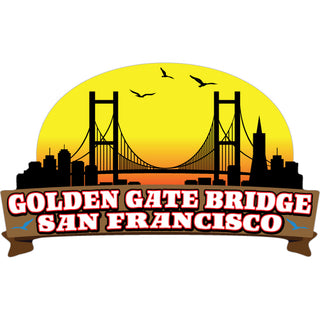 San Francisco   Golden Gate Bridge Sticker
