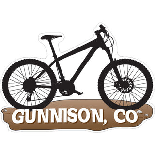OK4 Gunnison CO Mountain Bike Sticker