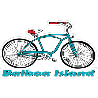 Balboa Island Cruiser Bike Sticker