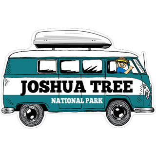 JOSHUA TREE JOSHUA TREE GREEN VAN BUS Sticker