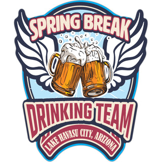 Lake Havasu City  Arizona   Spring Break Drinking Team Sticker