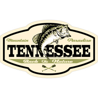 Tennessee Back To Nature Fish Sticker