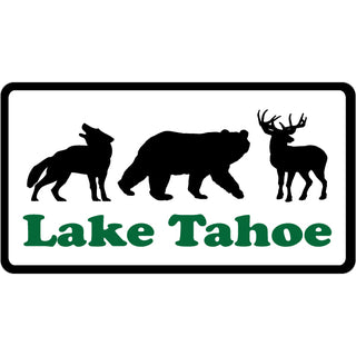 OK4 Lake Tahoe Wolf Bear Deer Sticker
