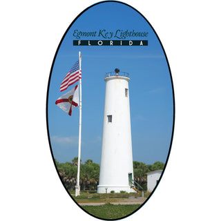 CUPPA 11369A   EGMONT KEY LIGHTHOUSE OVAL Sticker