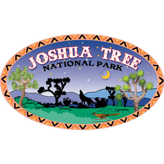 OK4 JOSHUA TREE DESERT NIGHT SCENE Sticker