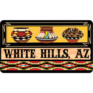 White Hills  AZ Southwest Pottery Sticker