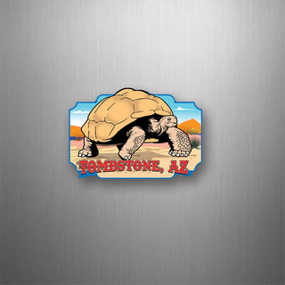 Tombstone  AZ Desert Tortoise Flexible Magnet