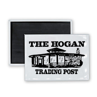 Mudcreek Hogan Trading Post Drawing Rectangle Badge Magnet