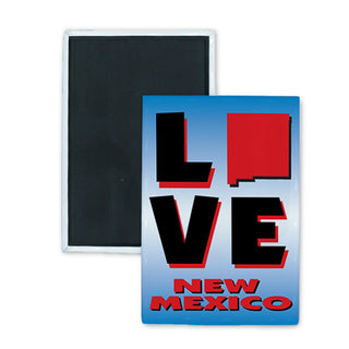 New Mexico   Love My State Rectangle Badge Magnet