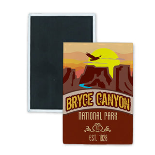Bryce Canyon National Park   Canyon Arrowhead Rectangle Badge Magnet