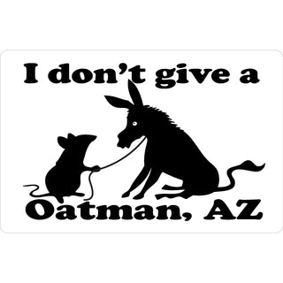 Oatman  AZ   Rats Ass Sticker