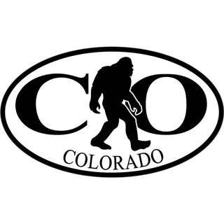 Colorado   Bigfoot Euro Oval Sticker