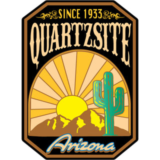 Quartzsite AZ Desert Sunrise Sticker