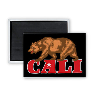 California Bear Rectangle Badge Magnet