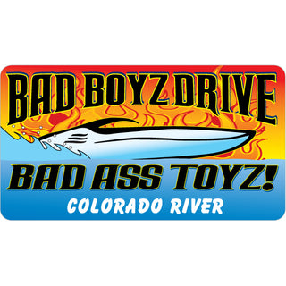 Colorado River   Bad Boyz Bad Ass Toyz Sticker