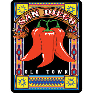 Old Town San Diego PEPPERS Sticker