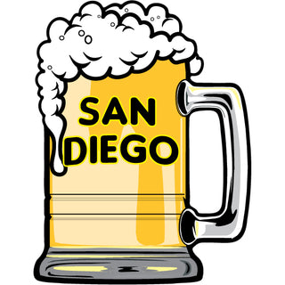 OK4 San Diego Beer Mug (00138) Sticker