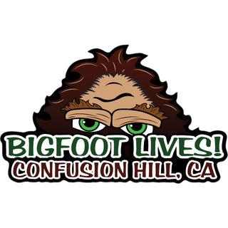 Confusion Hill Gift Shop   Bigfoot Lives Sticker
