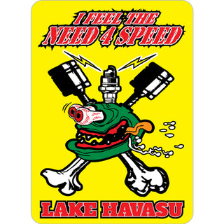 Lake Havasu   Feel The Need 4 Speed Sticker