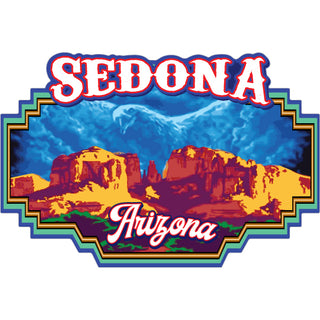 Sedona  AZ Cathedral Rock Sticker
