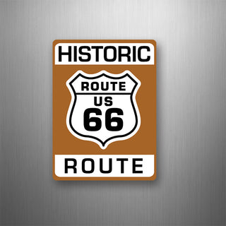 Route 66   Historic Brown Sign Flexible Magnet