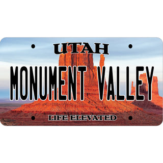 OK4 Monument Valley Life Elevated License Plate Sticker
