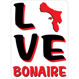 Bonaire   Island Love Sticker