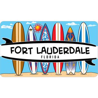 OK4 Ft. Lauderdale  Fl 6 Surfboards Sticker