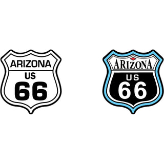Arizona Route 66 Shields Sticker