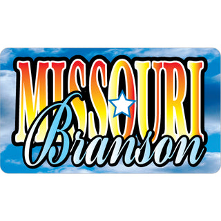 OK4 Branson Missouri Clouds Digital Single Sticker