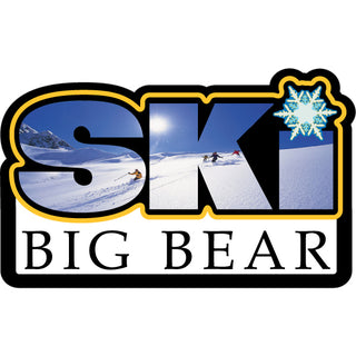 Big Bear Ski Die Cut Sticker
