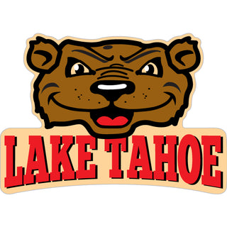 Lake Tahoe   Bear Face Sticker