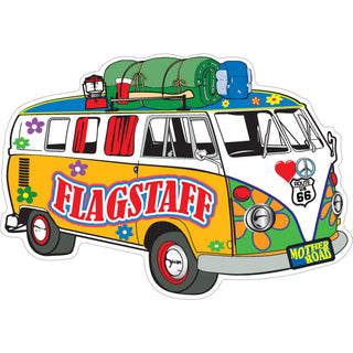Flagstaff Hippie Bus Sticker