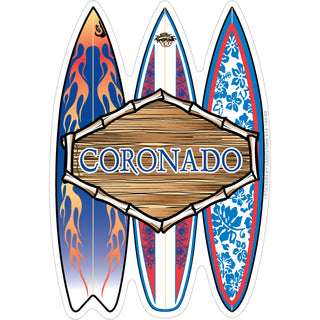 OK4 Coronado 3 Vert Surfboards small Sticker