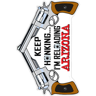 Arizona Keep Honking I'm Reloading Sticker
